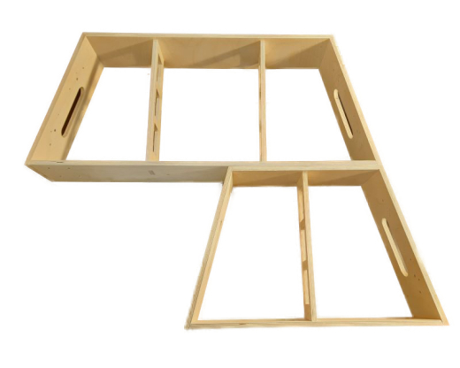 Modulkasten NCI 30°Kurve 90 cm