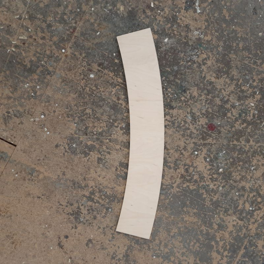 Trassenbrett Kurve 90 cm innen