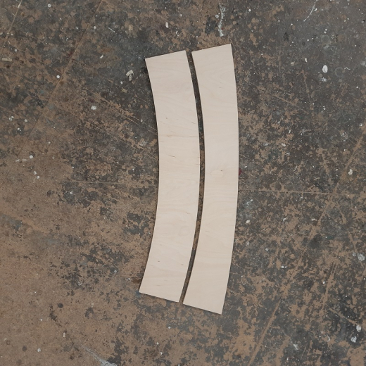 Trassenbrett Kurve 90 cm innen