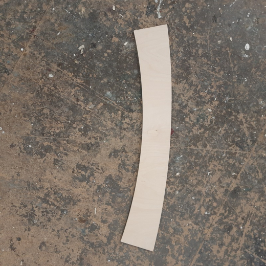 Trassenbrett Kurve 90 cm außen