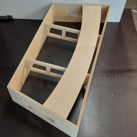 Trassenbrett Kurve 90 cm außen